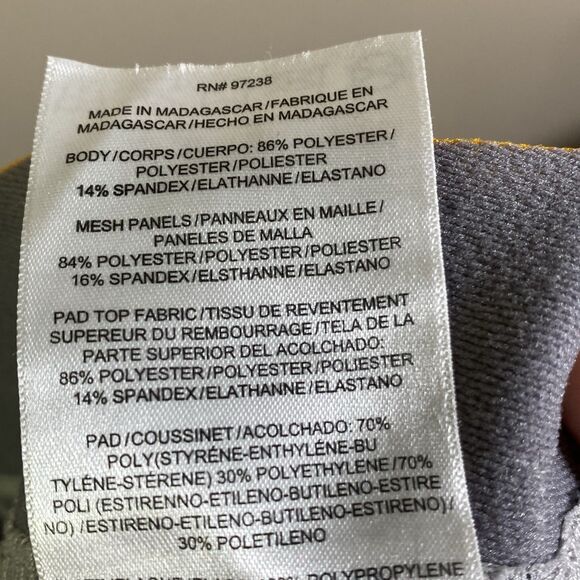 Gear Pro-Tec Performance 5 Pad Football Compression Short Mens Large Gray Orange - Picture 15 of 15